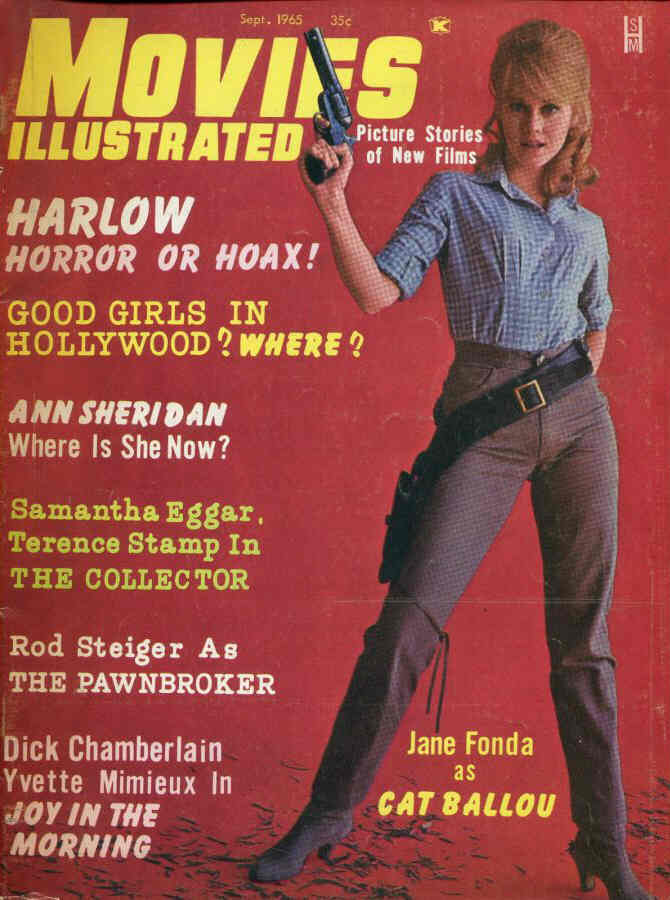 MOVIES ILLUSTRATED magazine side cover September 1965